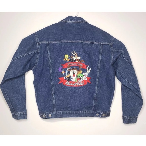 warner brothers denim jacket